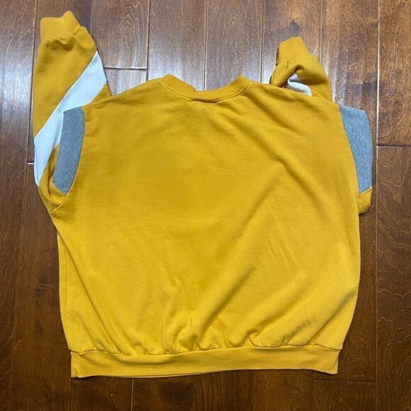 Looney Tunes VTG Tweety Bird Crewneck Sweatshirt Orange Gray Women's XL - Picture 4 of 7